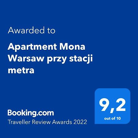 Apartment Mona Warsaw Przy Stacji Metra Exteriör bild